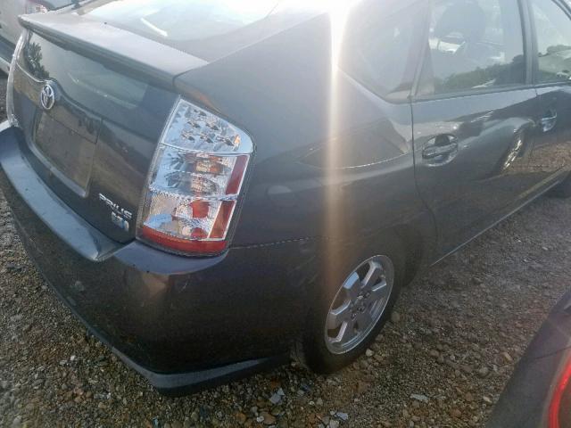 JTDKB20U383344627 - 2008 TOYOTA PRIUS GRAY photo 9