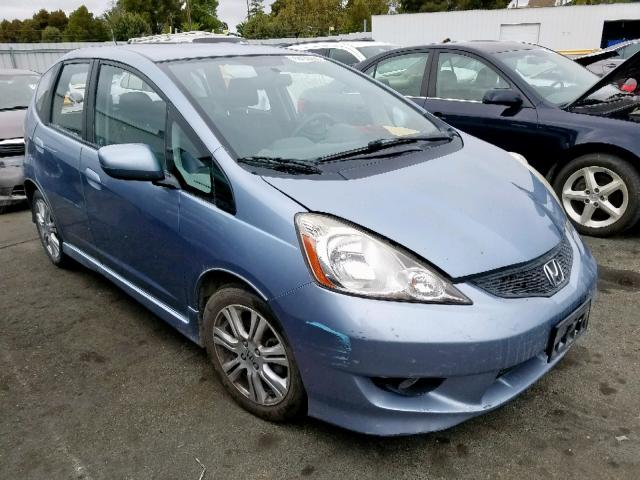 JHMGE8H65BC016377 - 2011 HONDA FIT SPORT BLUE photo 1