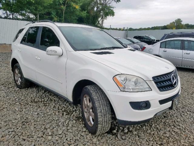 4JGBB86E36A082745 - 2006 MERCEDES-BENZ ML 350 WHITE photo 1