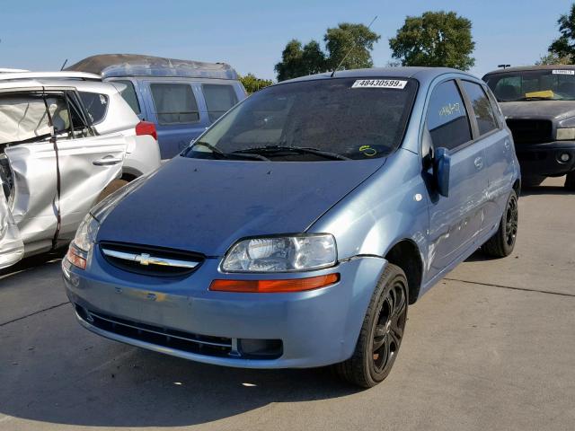 KL1TD66697B779324 - 2007 CHEVROLET AVEO BASE ლურჯი ფოტო 2