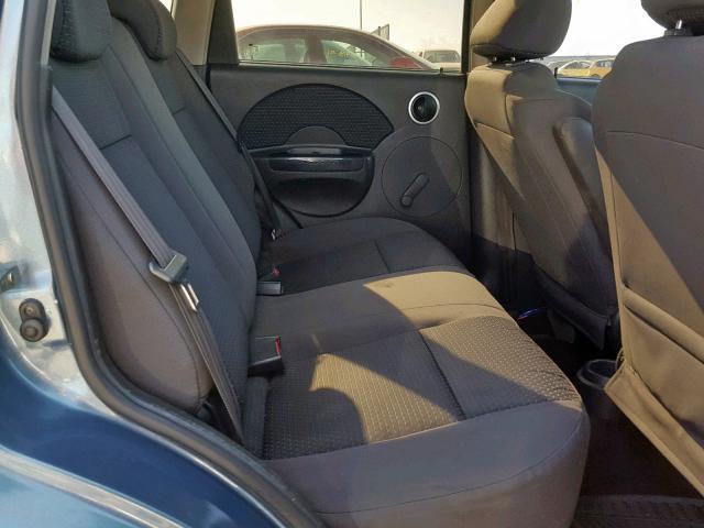 KL1TD66697B779324 - 2007 CHEVROLET AVEO BASE ლურჯი ფოტო 6