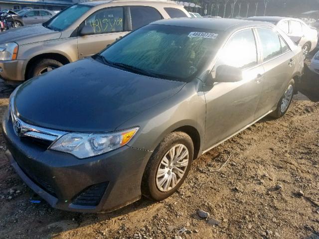 4T1BF1FK1EU828785 - 2014 TOYOTA CAMRY L GRAY photo 2