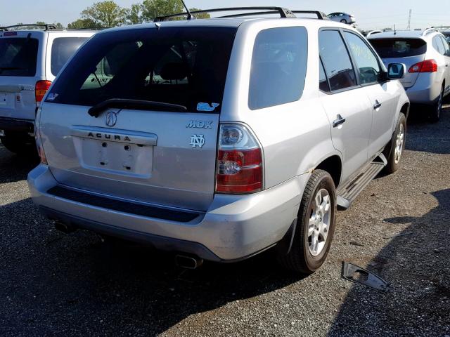 2HNYD18914H539089 - 2004 ACURA MDX TOURIN SILVER photo 4