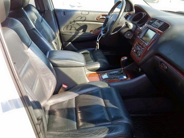 2HNYD18914H539089 - 2004 ACURA MDX TOURIN SILVER photo 5