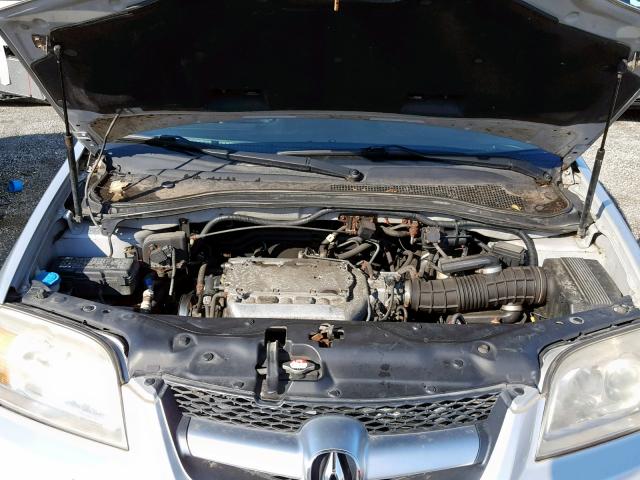 2HNYD18914H539089 - 2004 ACURA MDX TOURIN SILVER photo 7