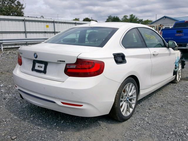 WBA1G9C50GVX96979 - 2016 BMW 228 XI WHITE photo 4