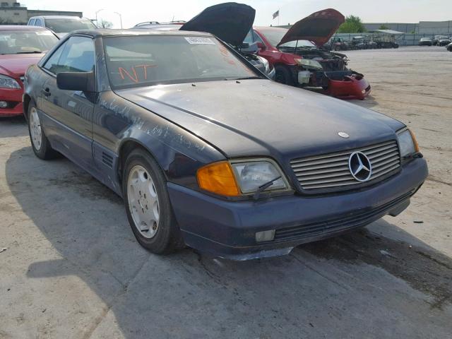 WDBFA66E1NF061468 - 1992 MERCEDES-BENZ 500 SL BLUE photo 1