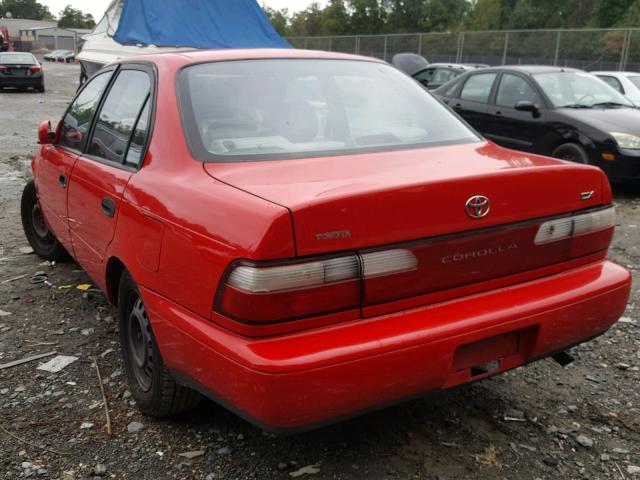 1NXBB02E4TZ458712 - 1996 TOYOTA COROLLA DX RED photo 3