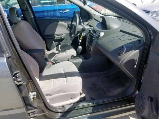 1G8AJ55FX7Z118455 - 2007 SATURN ION LEVEL GRAY photo 5