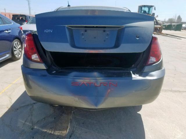 1G8AJ55FX7Z118455 - 2007 SATURN ION LEVEL GRAY photo 9