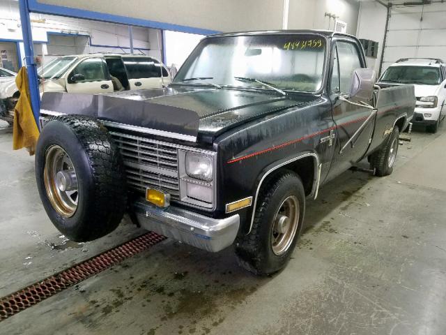 2GCGC24M4D1129481 - 1983 CHEVROLET C20 BLACK photo 2