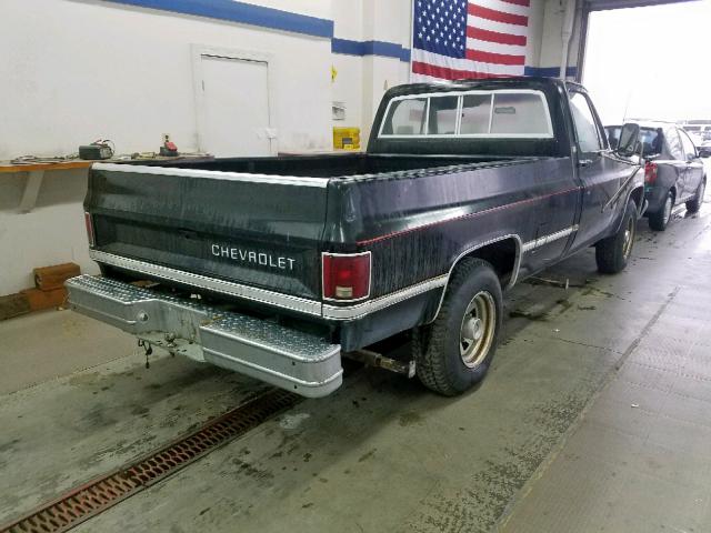 2GCGC24M4D1129481 - 1983 CHEVROLET C20 BLACK photo 4