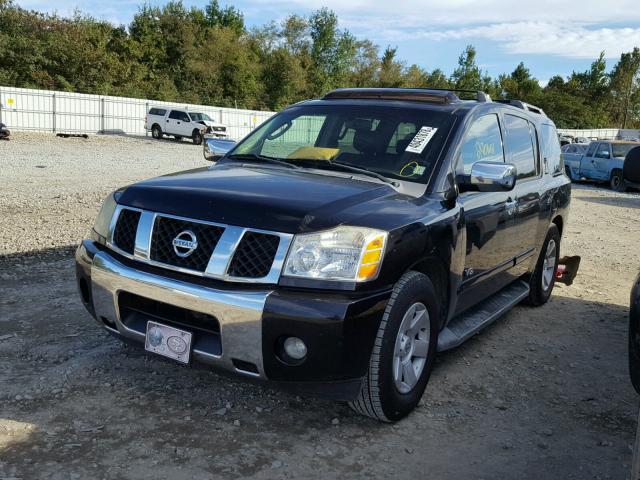 5N1AA08A36N721550 - 2006 NISSAN ARMADA SE BLACK photo 2