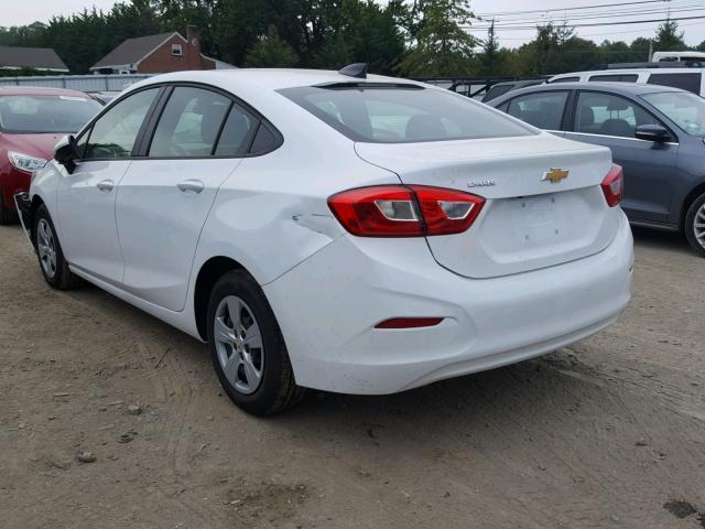 1G1BC5SM3J7226242 - 2018 CHEVROLET CRUZE LS WHITE photo 3