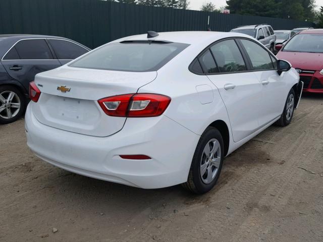 1G1BC5SM3J7226242 - 2018 CHEVROLET CRUZE LS WHITE photo 4