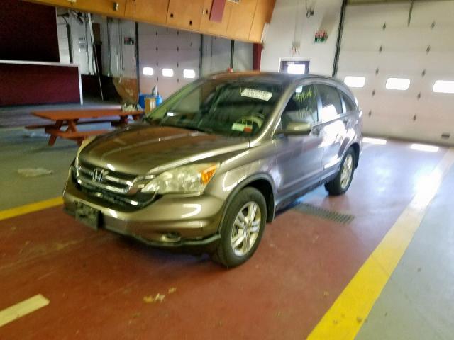 5J6RE4H74BL030146 - 2011 HONDA CR-V EXL GRAY photo 2