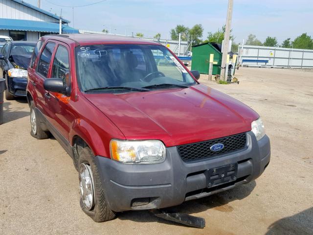 1FMYU02113KC26856 - 2003 FORD ESCAPE XLS RED photo 1