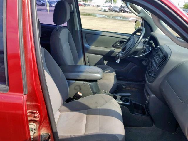 1FMYU02113KC26856 - 2003 FORD ESCAPE XLS RED photo 5
