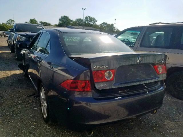 JH4CL96834C036404 - 2004 ACURA TSX BLACK photo 3