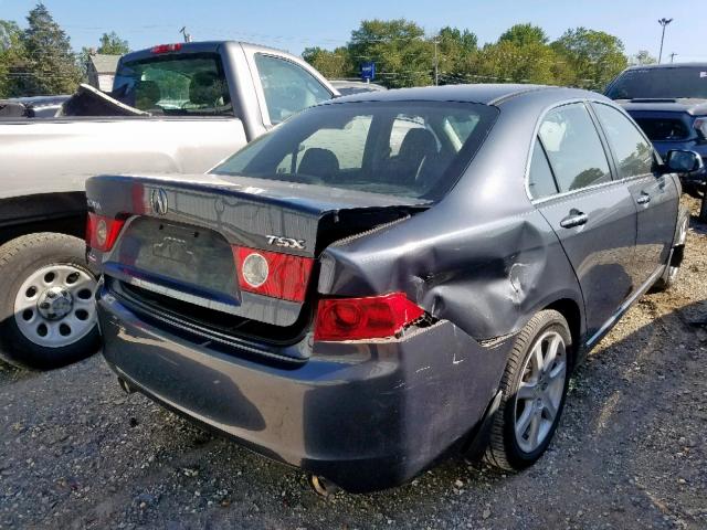 JH4CL96834C036404 - 2004 ACURA TSX BLACK photo 4