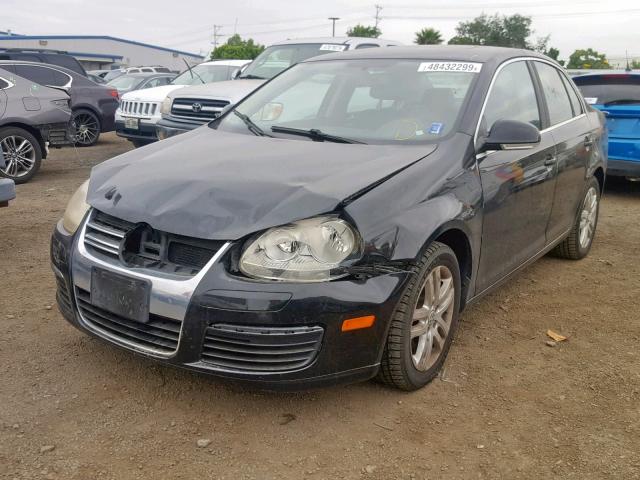 3VWSG71K57M020469 - 2007 VOLKSWAGEN JETTA 2.5 BLACK photo 2