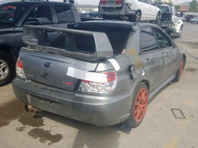 JF1GD76617L514431 - 2007 SUBARU IMPREZA WR GRAY photo 4