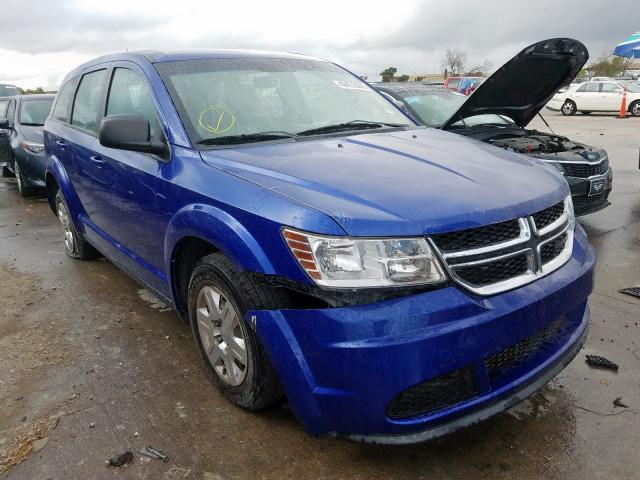 3C4PDCAB8CT388977 - 2010 DODGE JOURNEY R/ BLUE photo 1