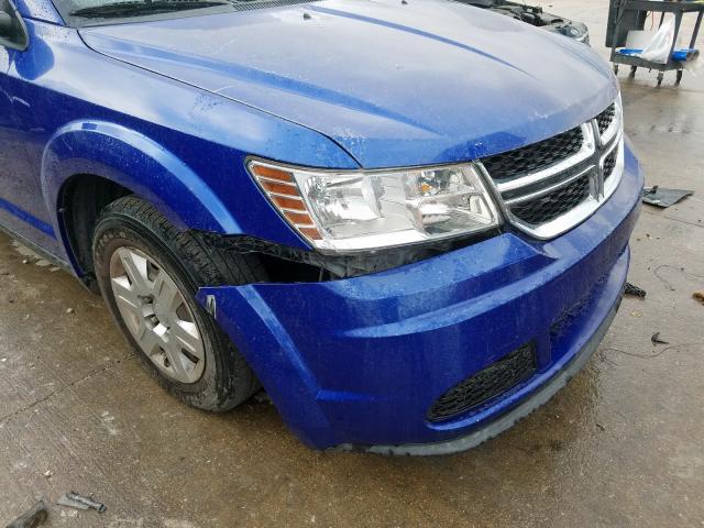 3C4PDCAB8CT388977 - 2010 DODGE JOURNEY R/ BLUE photo 9