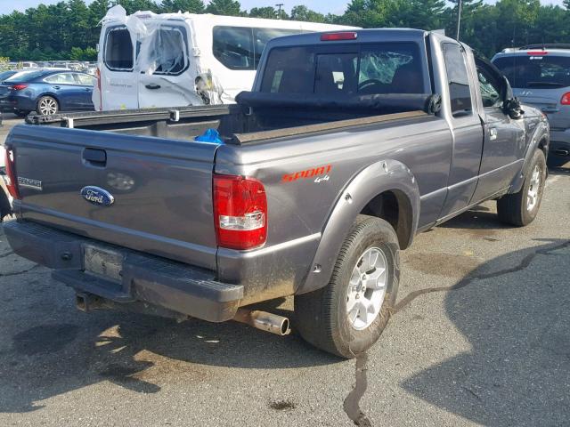 1FTZR45E88PA64119 - 2008 FORD RANGER SUP GRAY photo 4