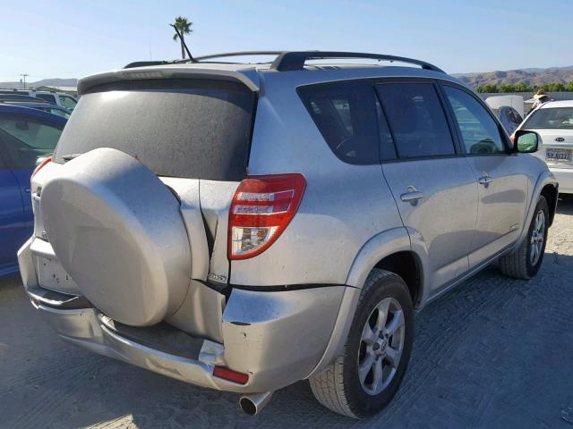 2T3DF4DV4BW092709 - 2011 TOYOTA RAV4 LIMIT SILVER photo 4