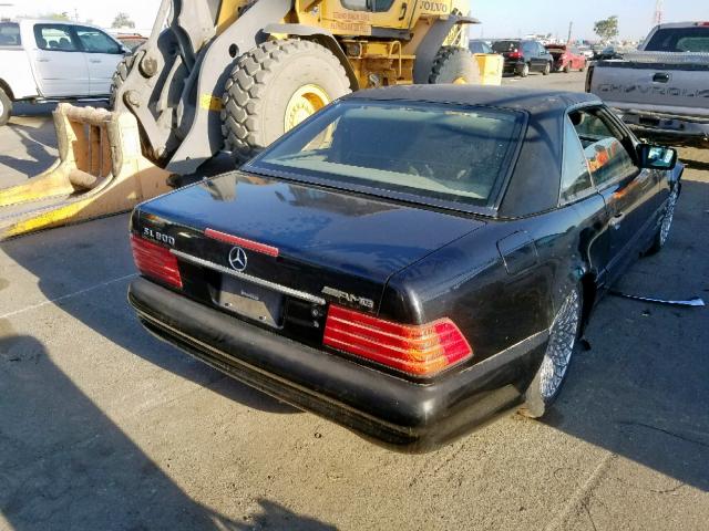 WDBFA76F5VF147834 - 1997 MERCEDES-BENZ SL 600 BLACK photo 4