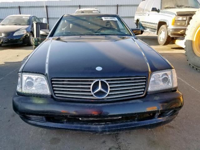 WDBFA76F5VF147834 - 1997 MERCEDES-BENZ SL 600 BLACK photo 9