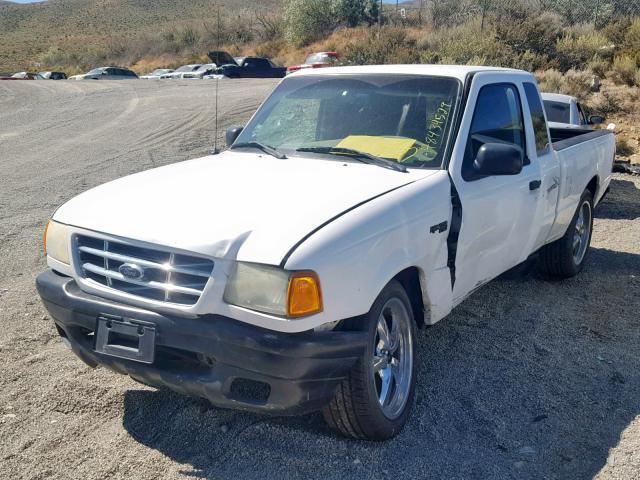 1FTYR44UX2PB16121 - 2002 FORD RANGER SUP WHITE photo 2