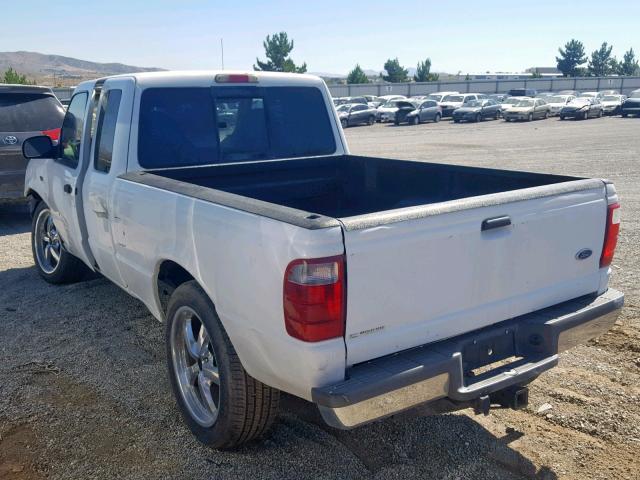 1FTYR44UX2PB16121 - 2002 FORD RANGER SUP WHITE photo 3