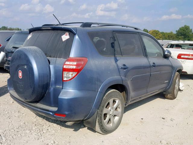 2T3DF4DV1AW031669 - 2010 TOYOTA RAV4 LIMIT BLUE photo 4