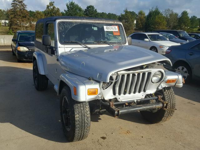 1J4FA44S96P755409 - 2006 JEEP WRANGLER / SILVER photo 1