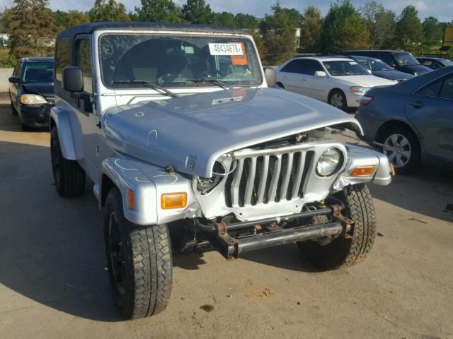 1J4FA44S96P755409 - 2006 JEEP WRANGLER / SILVER photo 9