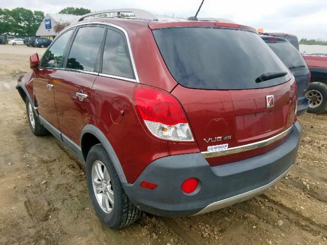 3GSCL33P98S685767 - 2008 SATURN VUE XE BURGUNDY photo 3