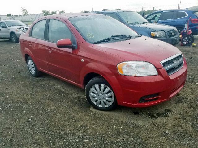 KL1TD56608B126988 - 2008 CHEVROLET AVEO BASE Qırmızı foto 1