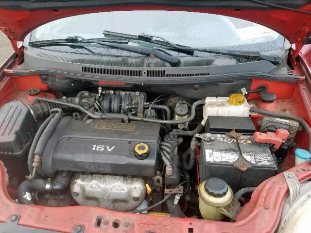 KL1TD56608B126988 - 2008 CHEVROLET AVEO BASE Qırmızı foto 7