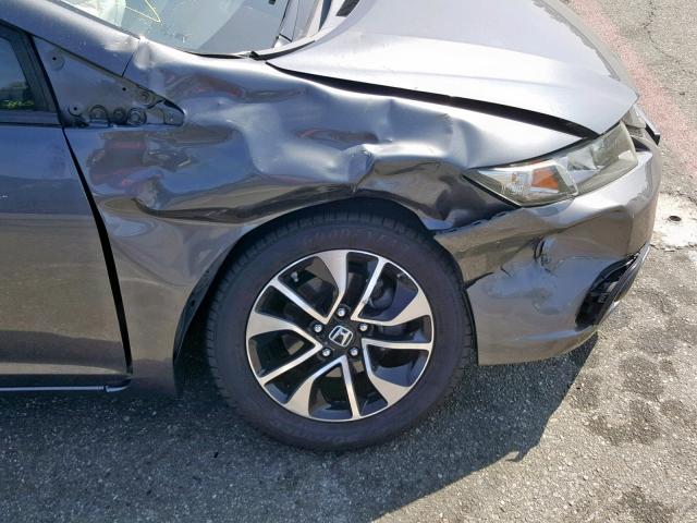 19XFB2F93DE227038 - 2013 HONDA CIVIC EXL 灰色 照片 9