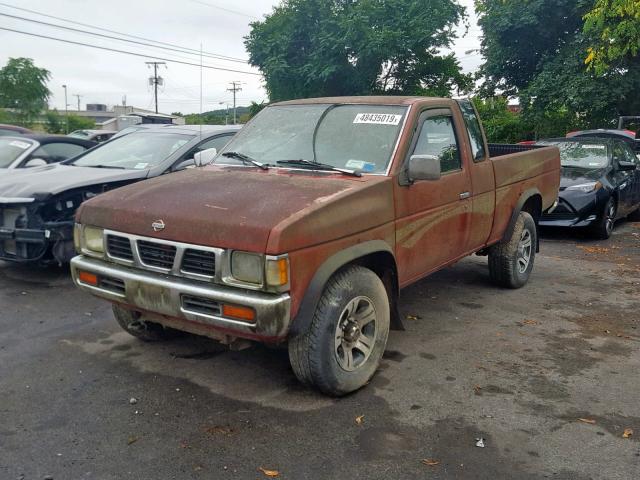 1N6SD16Y3VC415946 - 1997 NISSAN TRUCK KING ORANGE photo 2