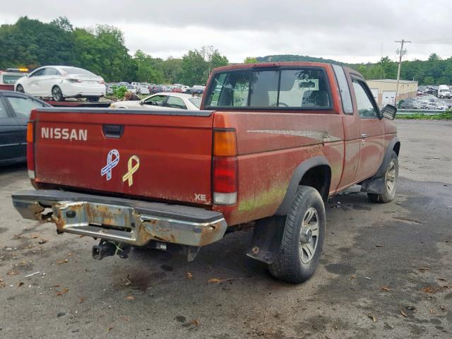 1N6SD16Y3VC415946 - 1997 NISSAN TRUCK KING ORANGE photo 4