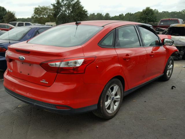 1FADP3F27EL140131 - 2014 FORD FOCUS SE RED photo 4