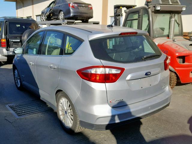 1FADP5BU2DL536002 - 2014 FORD CMAX SILVER photo 3