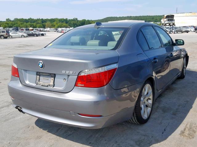 WBANW13599C160596 - 2009 BMW 535 I GRAY photo 4