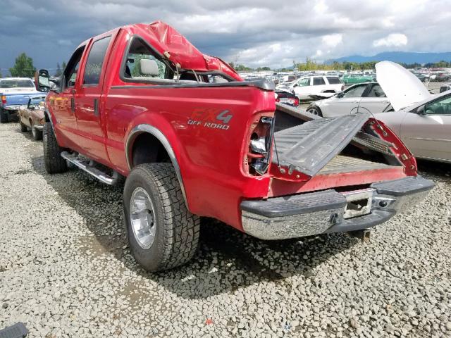 1FTSW31P94EA88804 - 2004 FORD F350 SRW S RED photo 3