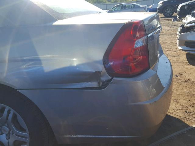 1G1ZS51F66F102483 - 2006 CHEVROLET MALIBU LS თაფლისფერი ფოტო 9