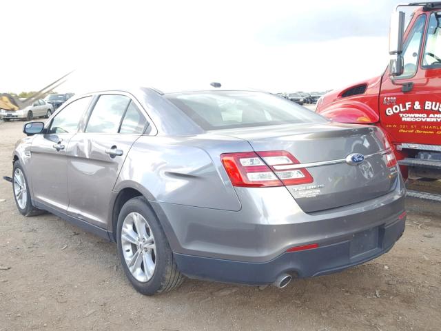 1FAHP2E8XEG110406 - 2014 FORD TAURUS SEL GRAY photo 3