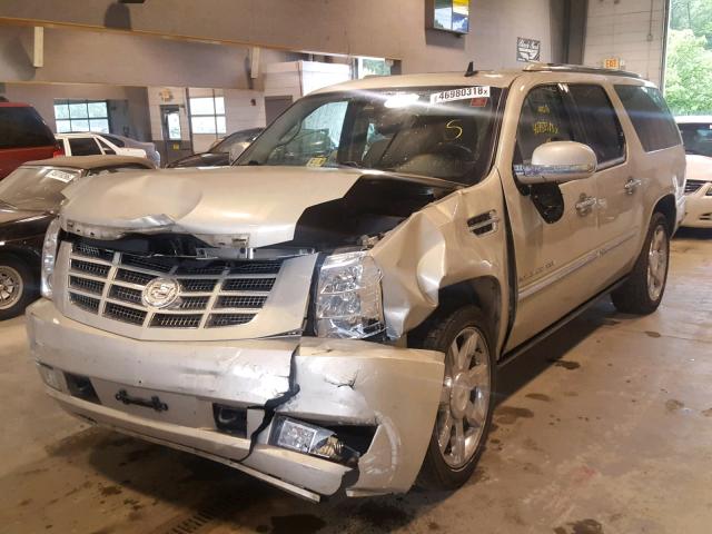 1GYS4JEF0BR141790 - 2011 CADILLAC ESCALADE E TAN photo 2